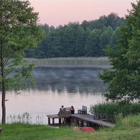 Domwigierski Pl -Jeziorki -Gr- Comfort-Ferienhaus-Polen - Wlasna Linia Brzegowa I Sauna Wysoki Most  Exteriér fotografie
