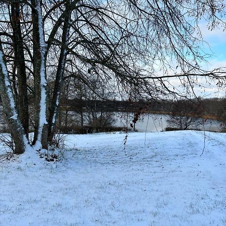 Domwigierski Pl -Jeziorki -Gr- Comfort-Ferienhaus-Polen - Wlasna Linia Brzegowa I Sauna Wysoki Most  Exteriér fotografie