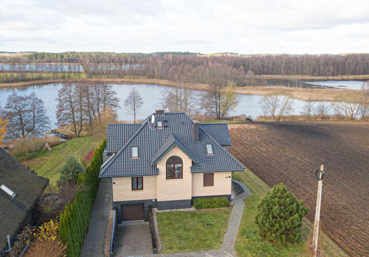 Domwigierski Pl -Jeziorki -Gr- Comfort-Ferienhaus-Polen - Wlasna Linia Brzegowa I Sauna Wysoki Most  Exteriér fotografie