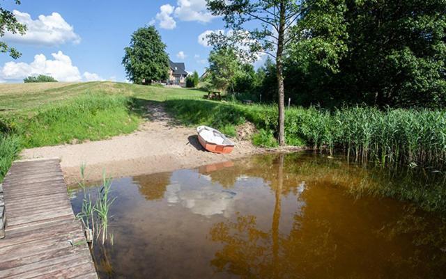 Domwigierski Pl -Jeziorki -Gr- Comfort-Ferienhaus-Polen - Wlasna Linia Brzegowa I Sauna Wysoki Most  Exteriér fotografie