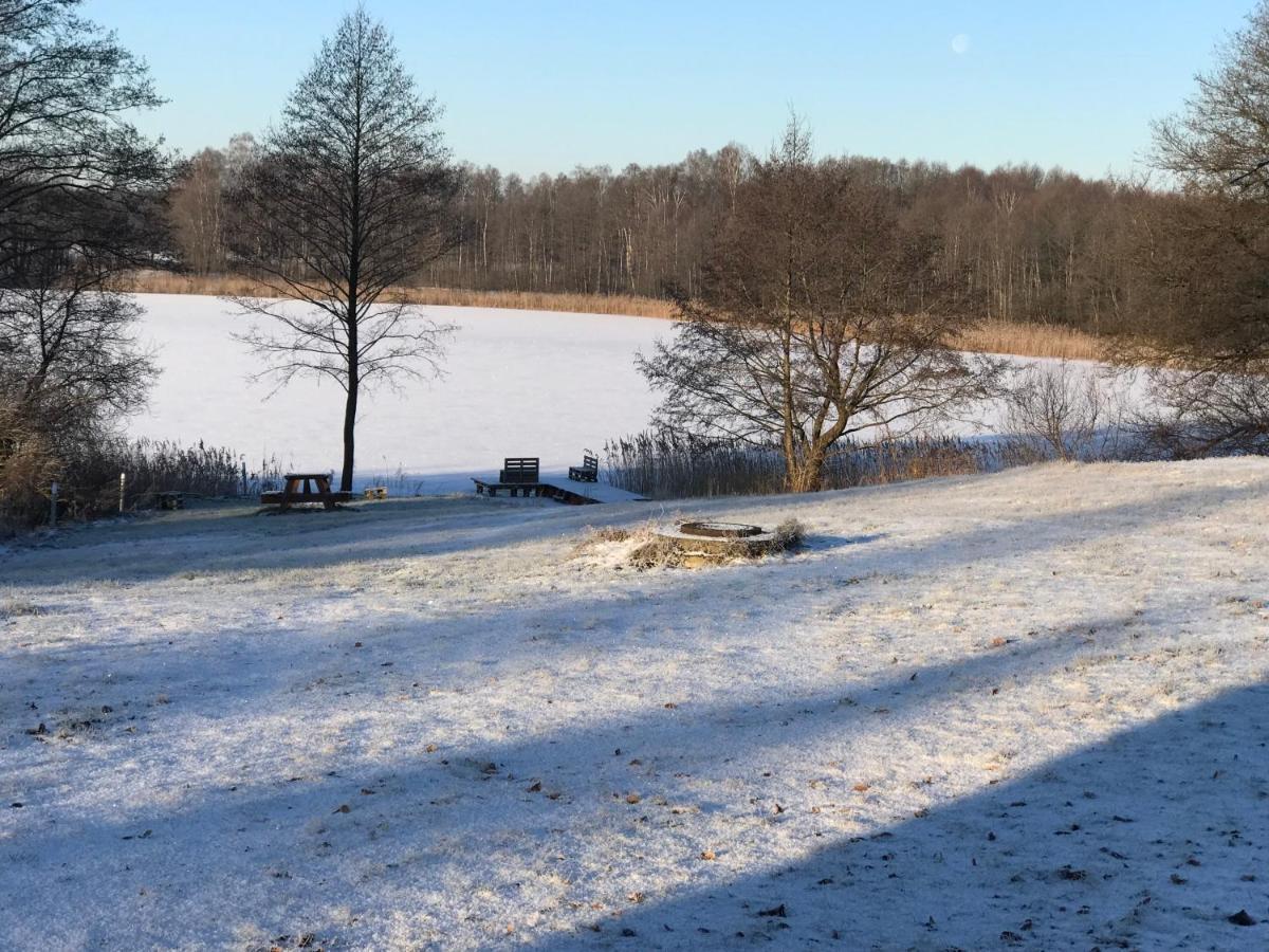 Domwigierski Pl -Jeziorki -Gr- Comfort-Ferienhaus-Polen - Wlasna Linia Brzegowa I Sauna Wysoki Most  Exteriér fotografie