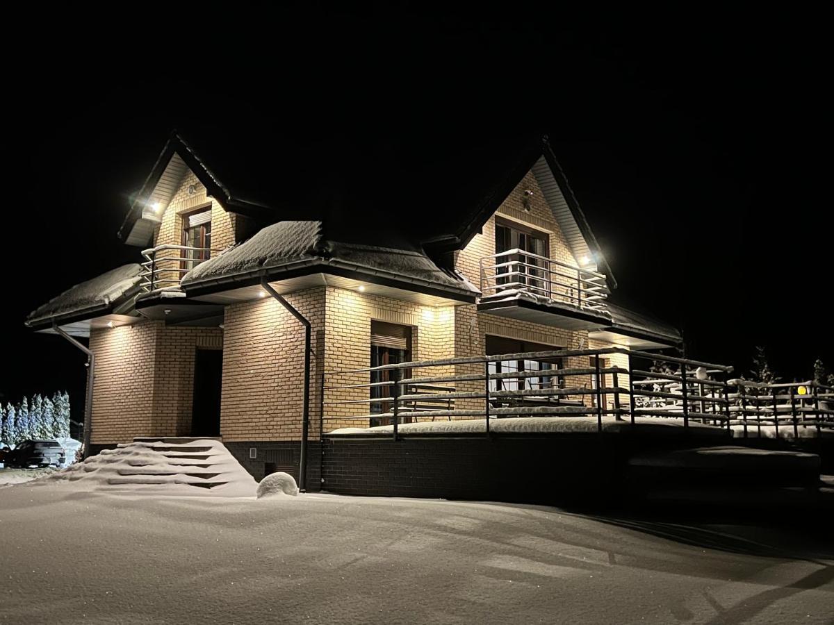 Domwigierski Pl -Jeziorki -Gr- Comfort-Ferienhaus-Polen - Wlasna Linia Brzegowa I Sauna Wysoki Most  Exteriér fotografie