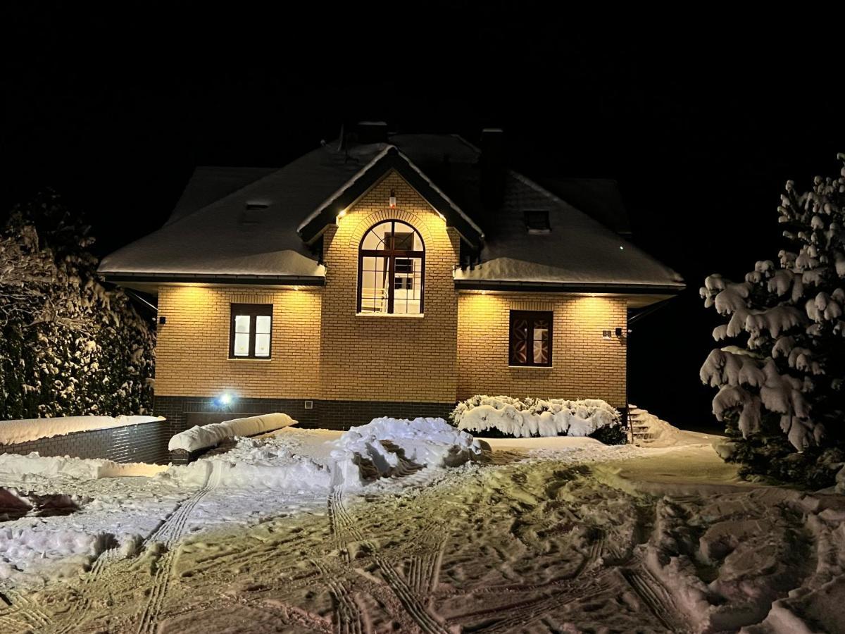 Domwigierski Pl -Jeziorki -Gr- Comfort-Ferienhaus-Polen - Wlasna Linia Brzegowa I Sauna Wysoki Most  Exteriér fotografie