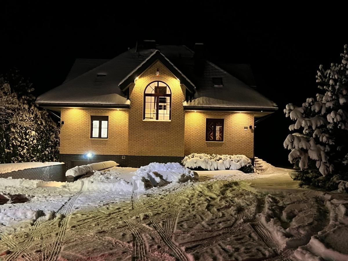 Domwigierski Pl -Jeziorki -Gr- Comfort-Ferienhaus-Polen - Wlasna Linia Brzegowa I Sauna Wysoki Most  Exteriér fotografie