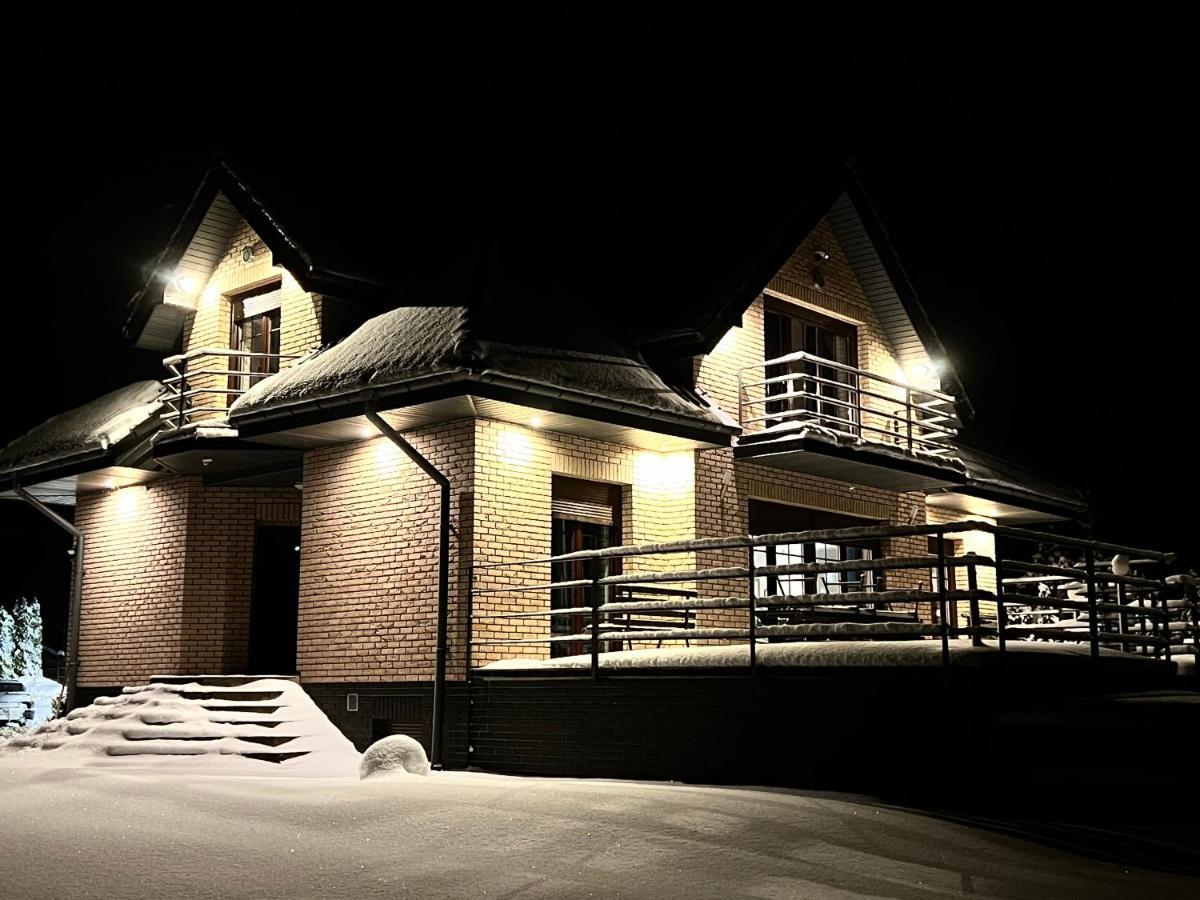 Domwigierski Pl -Jeziorki -Gr- Comfort-Ferienhaus-Polen - Wlasna Linia Brzegowa I Sauna Wysoki Most  Exteriér fotografie