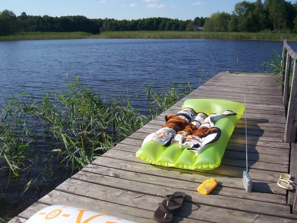 Domwigierski Pl -Jeziorki -Gr- Comfort-Ferienhaus-Polen - Wlasna Linia Brzegowa I Sauna Wysoki Most  Exteriér fotografie