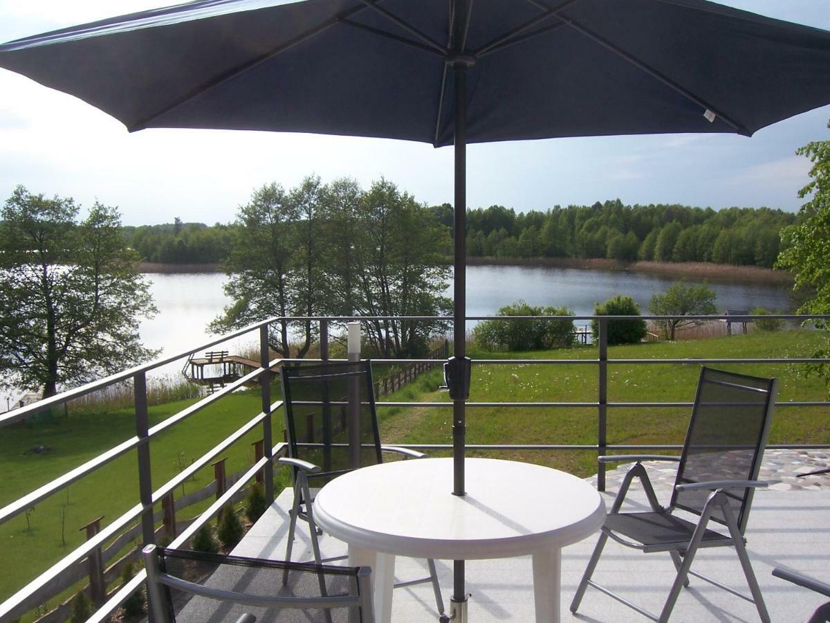 Domwigierski Pl -Jeziorki -Gr- Comfort-Ferienhaus-Polen - Wlasna Linia Brzegowa I Sauna Wysoki Most  Exteriér fotografie